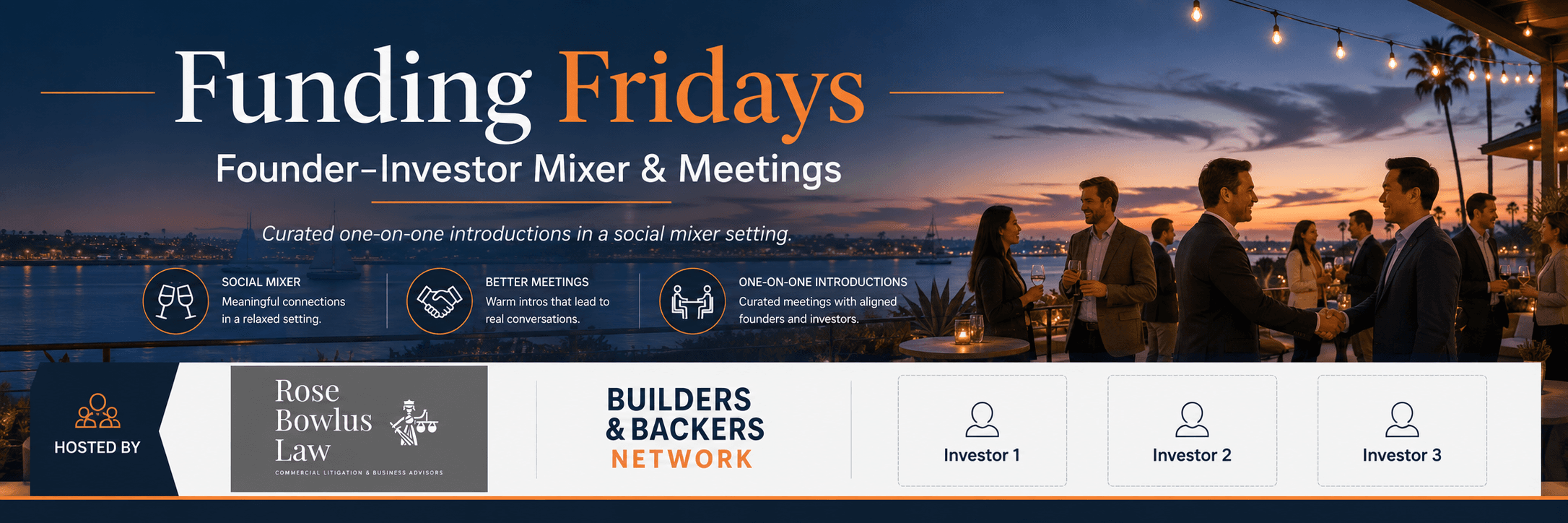 Funding Fridays: Founder–Investor Mixer & Meetings